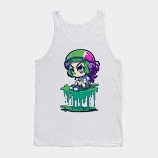 Undead Rest - Halloween Cute Cartoon Tank Top